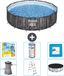 Bestway Rond Steel Pro MAX Zwembad - Houtprint - 427 x 107 cm