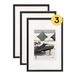 Walther Design Fotolijst Zwart 15 x 20 cm Aluminium 3 stuks