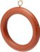 Bulk Hardware bh05954 Gordijnroederingen van hout met schroefoog, binnendiameter 45 mm (1,3/10,2 cm) Buitendiameter. 64 mm (2,1/5,1 cm) – Donkerbruin, 10 stuks