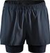 Craft ADV Essence 2-in-1 Stretch Shorts M - Black - XXL