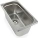 1 1/2 inch inox évier, cuve, cuve, dimensions 325x176x200 mm, inclus drain