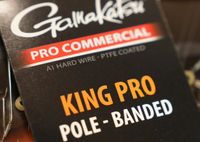 Gamakatsu King Pro Pole Banded Barbless Onderlijnen H12 0.17mm 15cm