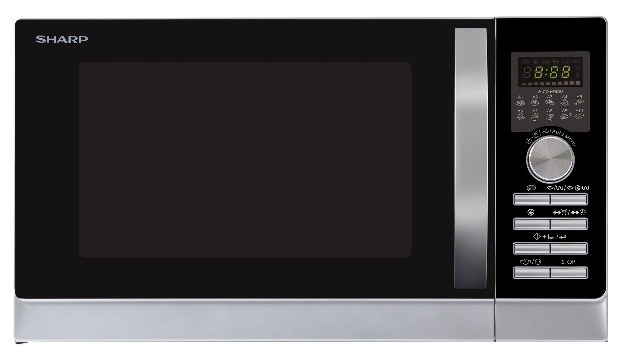 Sharp Home Appliances Sharp R843INW Combination Microwave - 25L, 900W, Silver