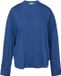 s.Oliver - Blouse oversize structurée en mélange de viscose - Bleu roi