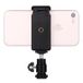 Puluz PU214 Tête de trépied et pince 1/4 pour smartphones - Noir