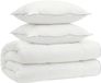 vidaXL Dekbed en Kussen Set 3-delig 240x260 cm 4 seizoenen Wol Wit