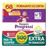 Pampers Progressi Mut Junior, maat 5 (12-18 kg), 68 luiers voor kinderen