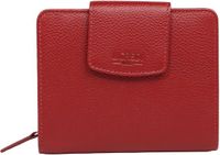 L.CREDI Maranello portemonnee leer 12,5 cm - Dames - Horizontaal - rood