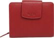 L.CREDI Maranello portemonnee leer 12,5 cm - Dames - Horizontaal - rood