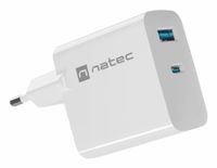 Natec NUC-2144 Chargeur rapide universel Blanc