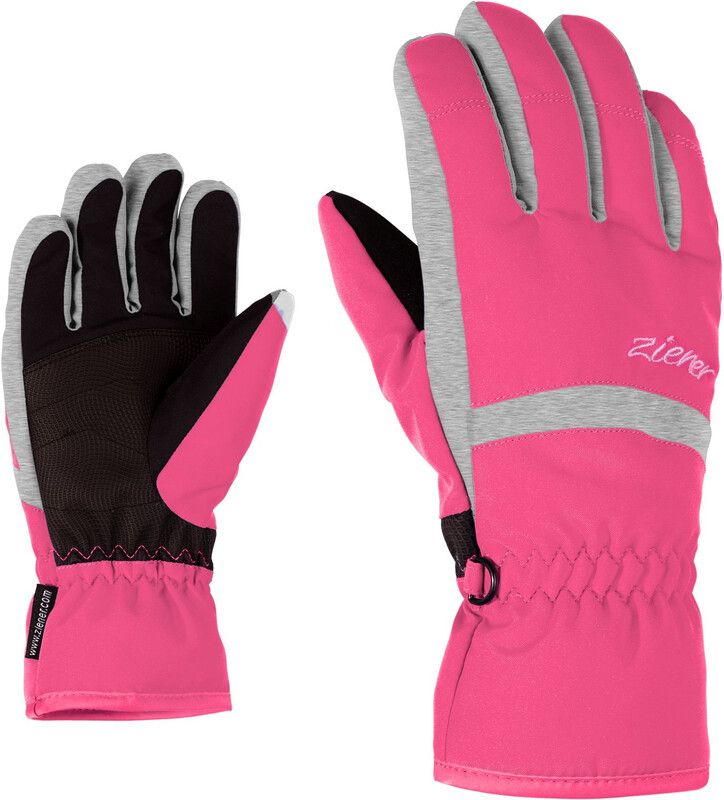 Ziener Lejano AS - Kinderen - Roze - Maat 7 - Winterhandschoenen - 2022