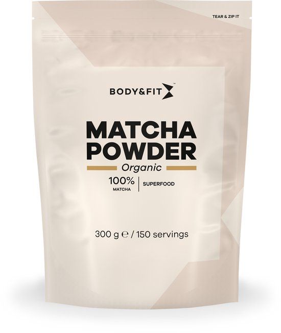 Body & Fit Superfoods Matcha Thee Poeder - Puur natuur - Biologische Matcha Poeder / Matcha - 250 gram