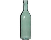Mica Decorations Rioja Glazen Fles Grijs - 50 x 15 cm - Groen