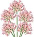 Unyqoos® Set de 5 Lys décoratifs roses de 75 cm