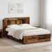 Maison Exclusive - Cadre de lit avec rangement, bois recyclé, 140 x 190 cm
