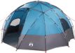 vidaXL Koepeltent met dak met opslag Blauw 475 x 475 x 235 cm taft