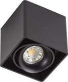 KS Verlichting Bjorn Plafondlamp Zwart Aluminium GU10 Opbouwspot Vierkant
