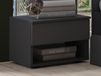 Mobistoxx FINOCAS Lot de 2 tables de chevet 1 tiroir graphite