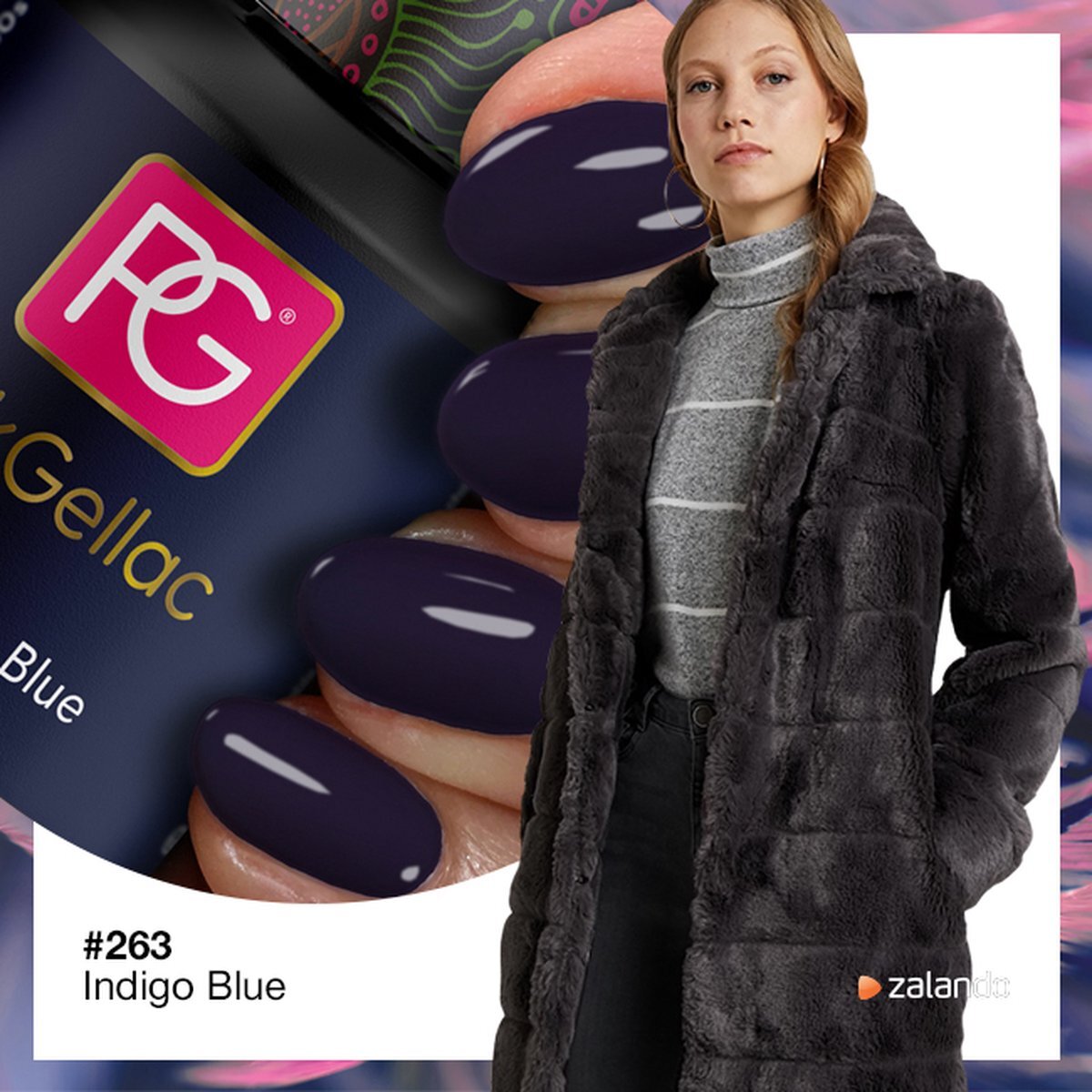 Pink Gellac - Indigo Blue - Gellak - Vegan - Blauw - Glanzend - 15ml