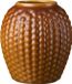 FDB Møbler Lupin S7 vase H19cm D16.5cm golden brown