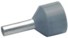 Klauke 43410 Adereindhulzen 4 mm² Deels geïsoleerd Grijs 100 stuk(s)