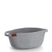 Zeller 14439 opbergmand, katoen/polyester, grijs, ca. 29 x 21 x 14,5 cm