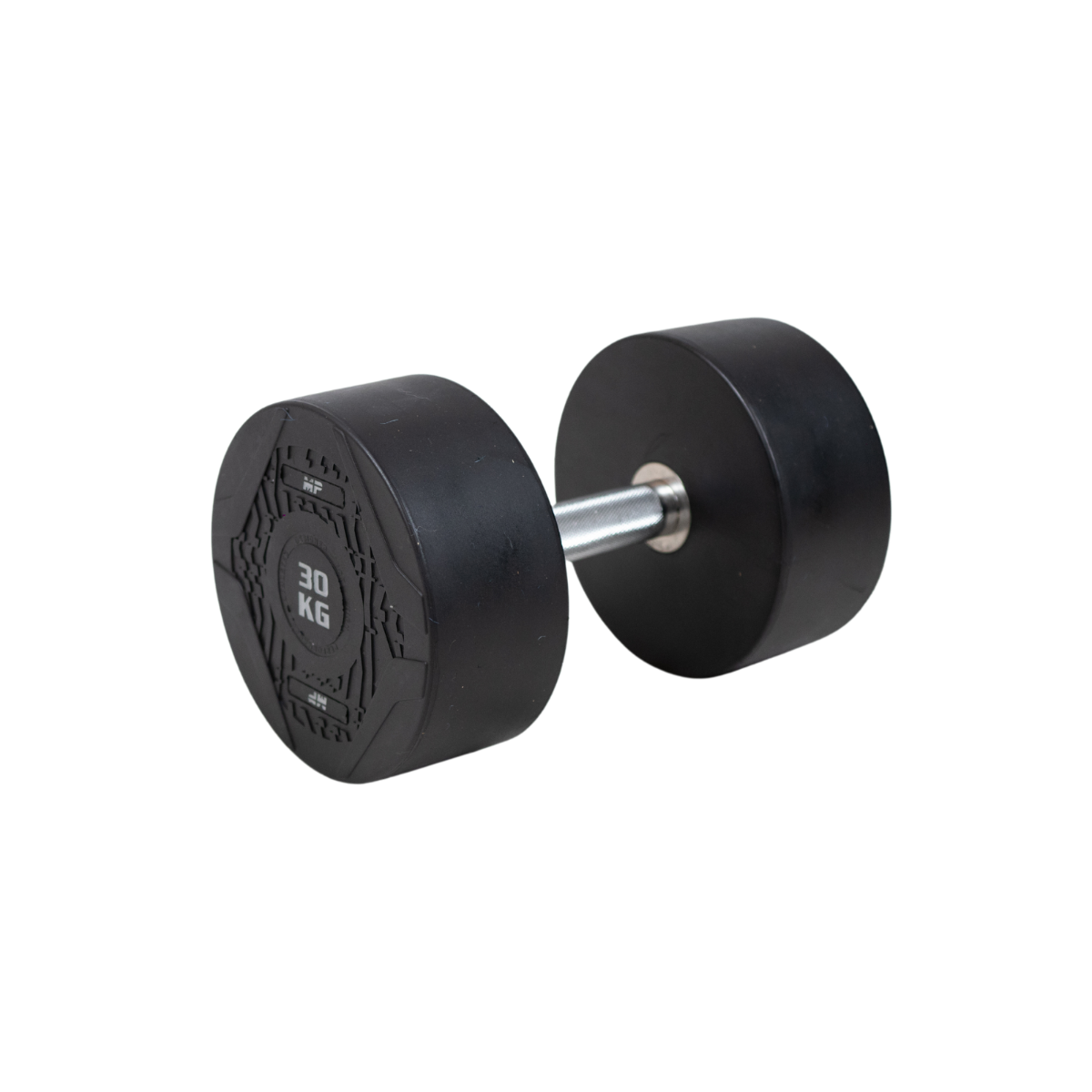 Muscle Power Ronde Dumbbell - Rubber - 30 kg