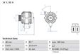 Bosch Alternateur 0 986 084 210