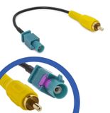 Land Rover câble adaptateur pour caméra de recul, adapté pour Evoque / Jaguar, avec connexions Cinch et Fakra