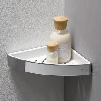 SAM Emco Loft Hoekkorf met Uitneembare Inzet - Wit/Chroom - Modern Design