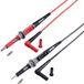 Voltcraft MS-4PS-E Câble de mesure de sécurité Fiche de sécurité 4 mm Pointe de test 1,00 m Noir, Rouge 1 pièce(s)