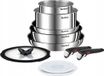 Tefal Ingenio Emotion Set de casseroles - 10 pièces - Inox - Poignées amovibles