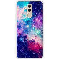 Huawei Bedrukt siliconen hoesje compatibel met Mate 20 Lite Galaxie Bleue