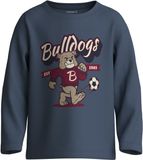 NAME IT NMMVUX LS TOP Jungen Langarmshirts Baumwolle Elasthan Vintage Indigo 98