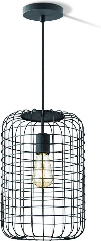 Home Sweet Home Moderne Hanglamp Netting Metaal Zwart