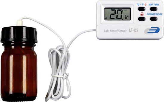 TFA Dostmann 31.1049.02.K Koelkast- en vriezerthermometer Kalibratie (ISO) Kabelsensor