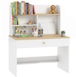 AIYAPLAY Kinderbureau met Lade 3-8 jaar 80x50x100 cm Wit