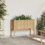 vidaXL Lit surélevé marron 90 x 35 x 70 cm bambou