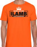Bellatio Decorations Koningsdag shirt heren - ik lust alleen maar bier - oranje - feestkleding XXL