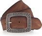 Vanzetti Leren riem 40mm Women´s Belt W105 Mid Brown bruine