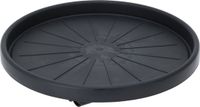 Pro Garden Plantentrolley - kunststof - donkergrijs - rond - D35 cm