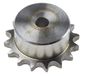 RS PRO 16-tands tandwiel voor 08B-1 ketting, staal, boring Ø 12 mm, deeldiameter 65,1 mm, 35 mm