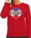 Bellatio Decorations Shoppartners Bv Have fear United States is here - Amerika USA supporter - sweater - rood - voor dames - kleding XXL