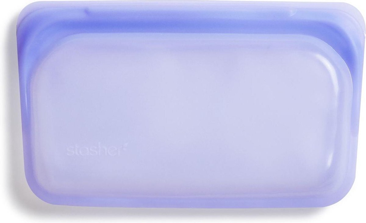 Stasher Vershoudzakje 13 X 24 Cm Siliconen Paars 293 Ml