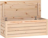 vidaXL Opbergbox 89x36,5x33 cm massief grenenhout