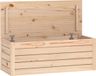 vidaXL Opbergbox 89x36,5x33 cm massief grenenhout