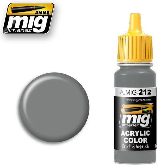 AMMO MIG 0212 FS 36373 Silver Grey - Acryl Verf - 10 ml