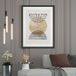 Soleil Design Affiche - 40x50 Cm - Bordure Noire
