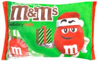 iscream M&M's Holiday Kussenset, 35,6 x 21,6 cm, met mini-kussens, rood en groen, M&M's Candy