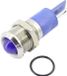 Tru Components Lampe témoin LED bleue 24 V DC/AC 60 mcd